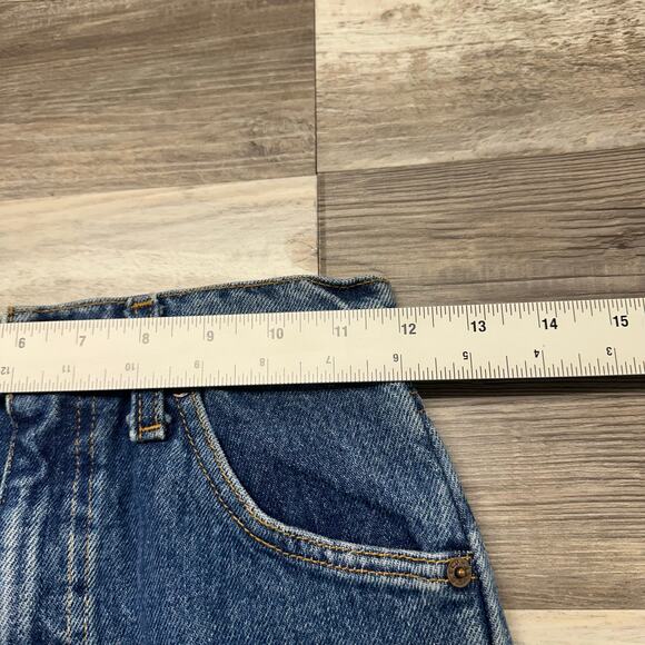 Vintage 90s Levi's 506 Mid Blue Boys 11 22x25.5 Straight‎ Jeans Orange Tab USA - Picture 6 of 13